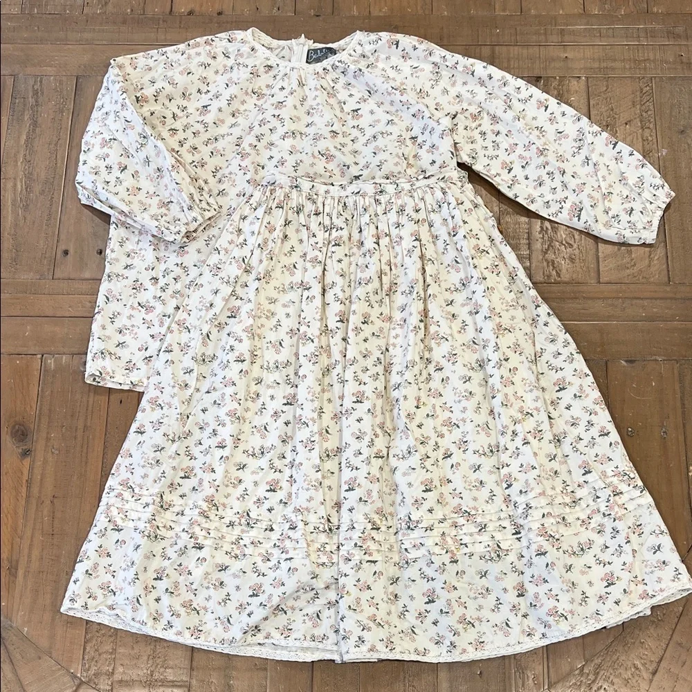 Belati floral blouse and midi skirt set girls 14 modest Prairiecore Cottagecore